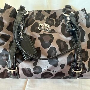 Coach leopard print purse - “Loved” Condition